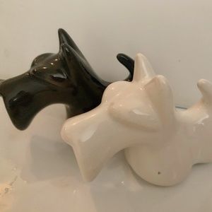 Black and White Schnauzers Salt & Pepper shakers